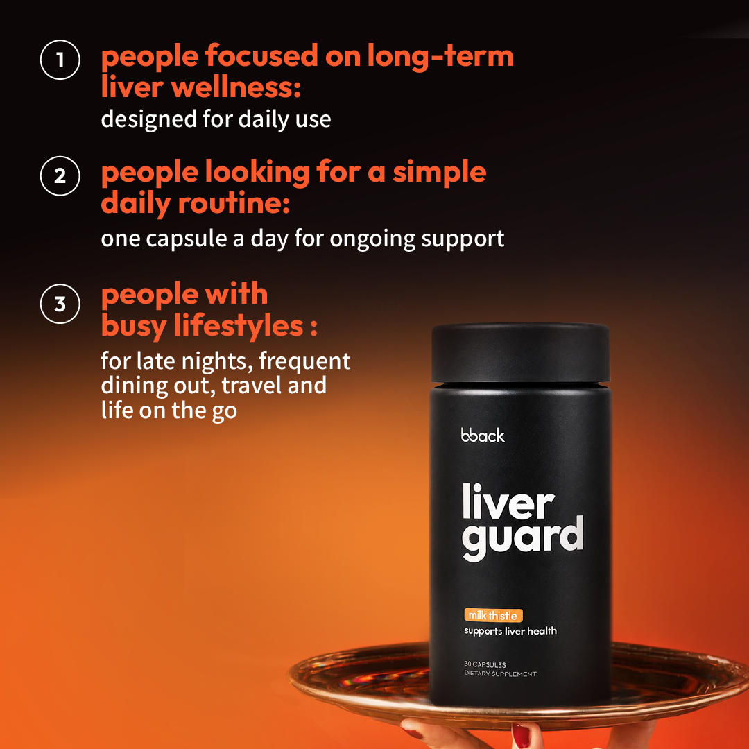 Who bback liver guard is for: long-term liver wellness, a simple daily routine, busy lifestyles