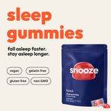 bback snooze gummies 3mg melatonin [EXP: MAY 2027]
