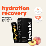 [UP TO 40% OFF]  bback hydrate | zero sugar electrolyte hydration sachets for exercise recovery (Peach - EXP JUL 27)