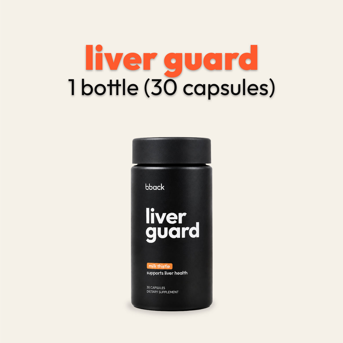 bback liver guard, 1 bottle (30 capsules)