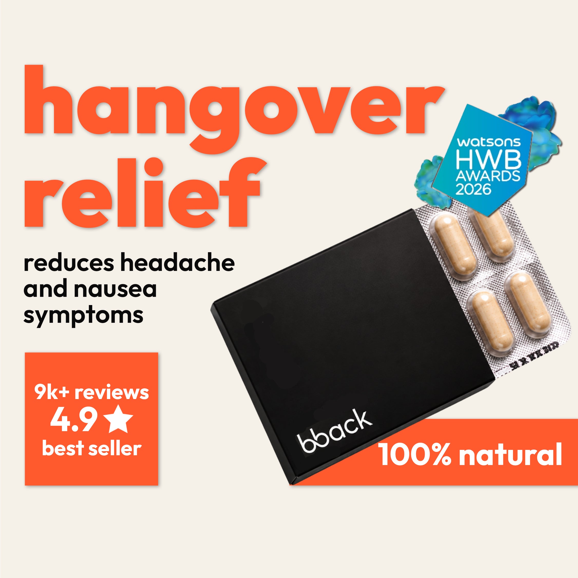 bback hangover relief - 10 Capsules