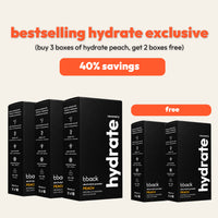 [UP TO 40% OFF]  bback hydrate | zero sugar electrolyte hydration sachets for exercise recovery (Peach - EXP JUL 27)