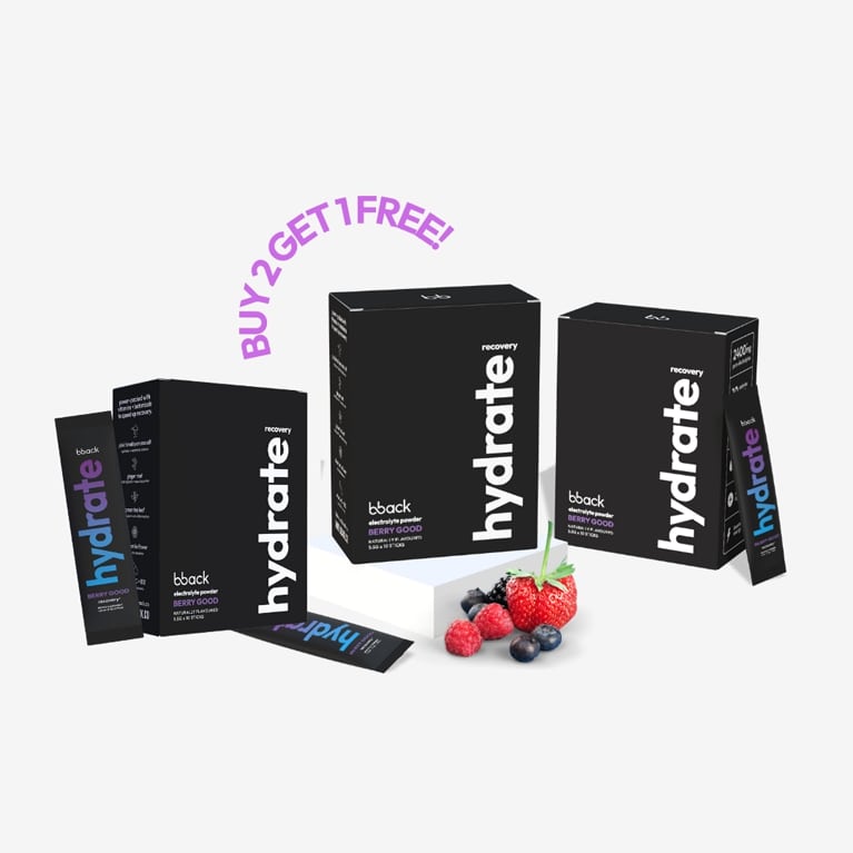 bback hydrate berry recovery boost (2 + 1 FREE box)