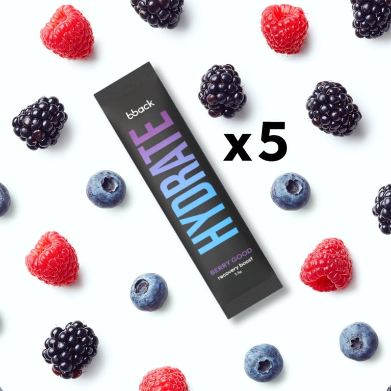 bback hydrate berry recovery boost (sticks)