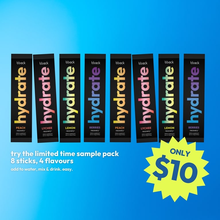 bback hydrate mixed trial pack