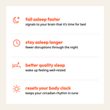snooze benefits: fall asleep faster, stay asleep longer