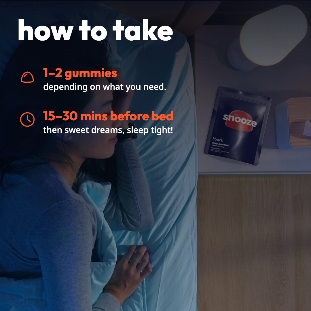 how to take snooze sleep gummies